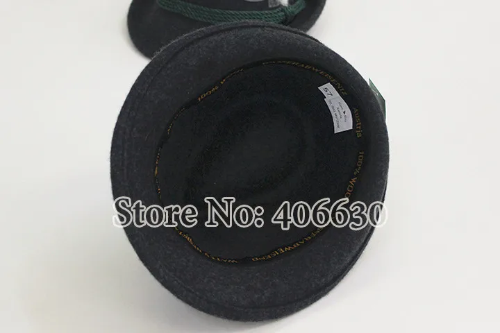 Зимняя шерсть Fedora стиль шляпы мужские Chapeau Masculino Панамы Джаз шапки Trilby SDDW017