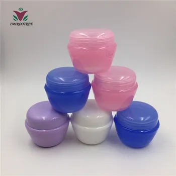 

10 sets 50g PP Empty Mushroom Shape Cosmetic Skin Products Container. Cream Jar Bottle
