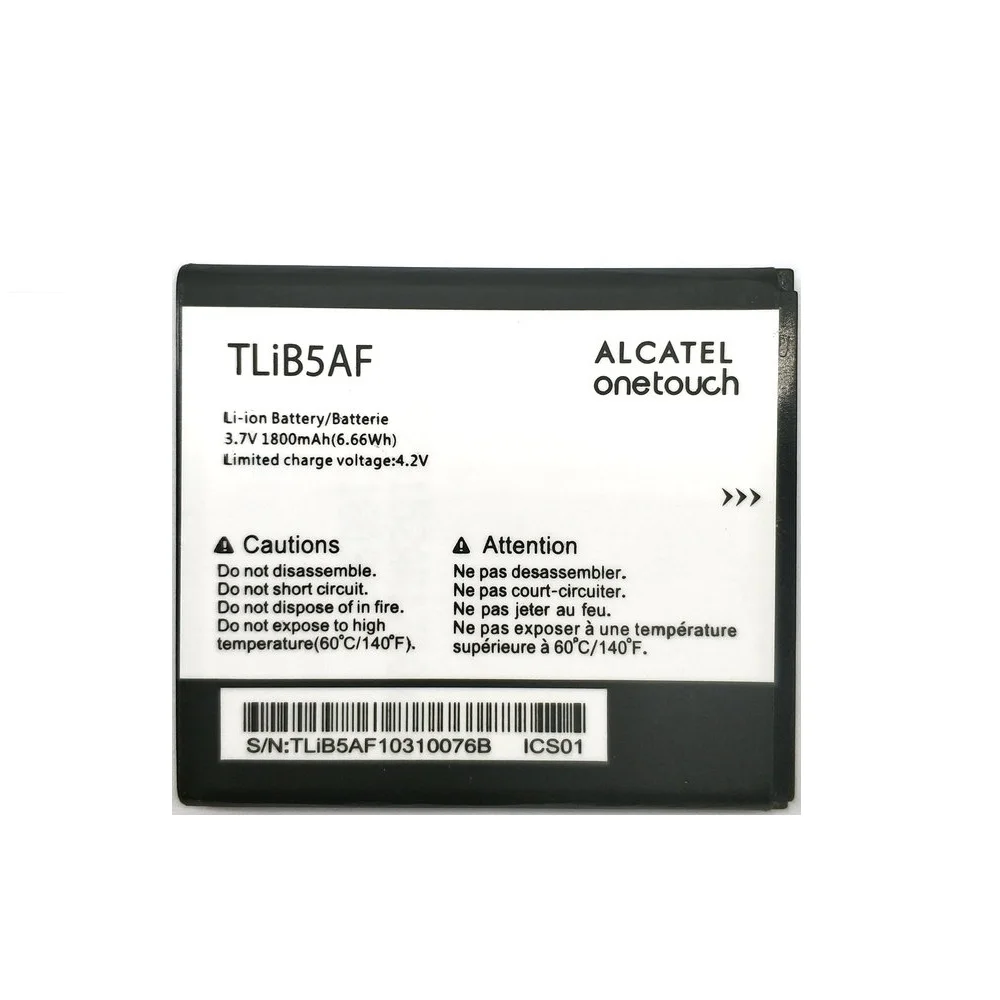 Новый аккумулятор TLiB5AF 1800 мАч для Alcatel One Touch Pop C5 OT 5036 5036D 5035D 5037 5037D 5037A 5037X OT997d MTC