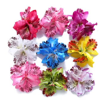 

6 Colors Bohemia Style Orchid Peony Bridal Flowers Hair Clips Hairpins Barrette For Wedding Decoration Hair Accessories