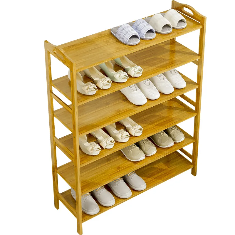 

Shoe Frame Solid Wood Simple Household Economical Assembly Multifunctional Multi-layer Provincial Space Shoe Frame