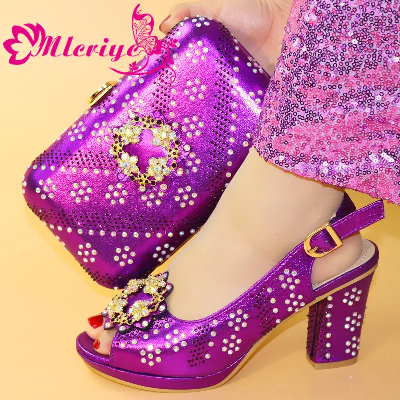 blue African Matching Shoes and Bags Italian In Women Italian Women Shoes and Bags To Match Shoes with Bag Set