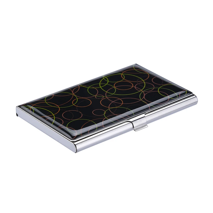Aelicy китайский стиль Cardcase роскошный женский мужской мини металлический чехол из