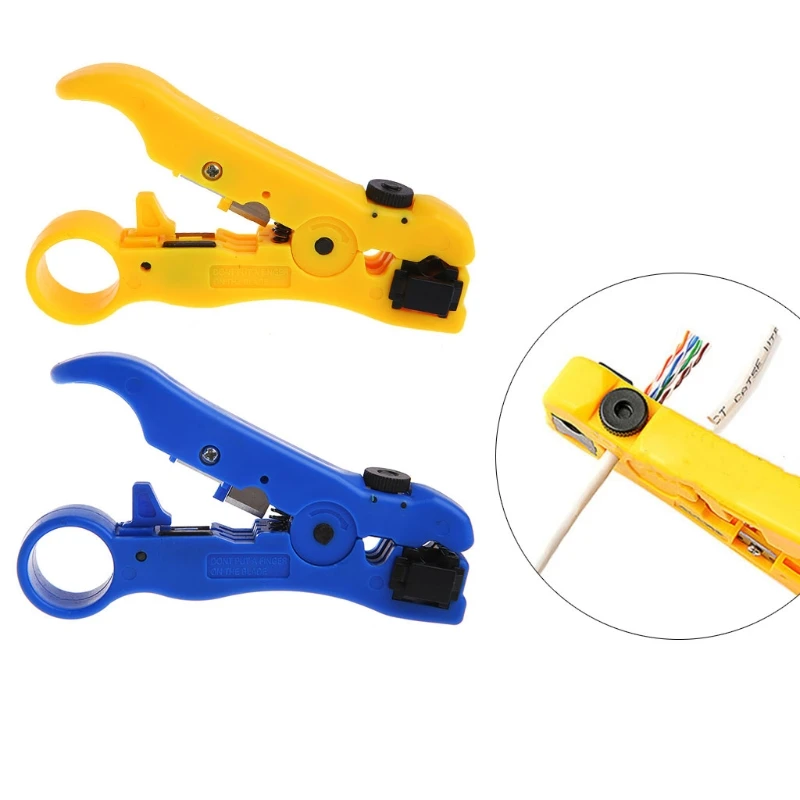 Cable Stripper For RG59 Coaxial Wire Coax Stripping Tool Universal Network Wire