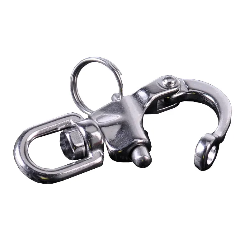 Anel de Gancho Corrente de Âncora para Arquitectónico Iate à Vela de Liberação Rápida de Aço Marinha Inoxidável Heavy Duty Giratória Olho Manilha d 316 8 Para Arquitectónico Marinha Iate À Vela de