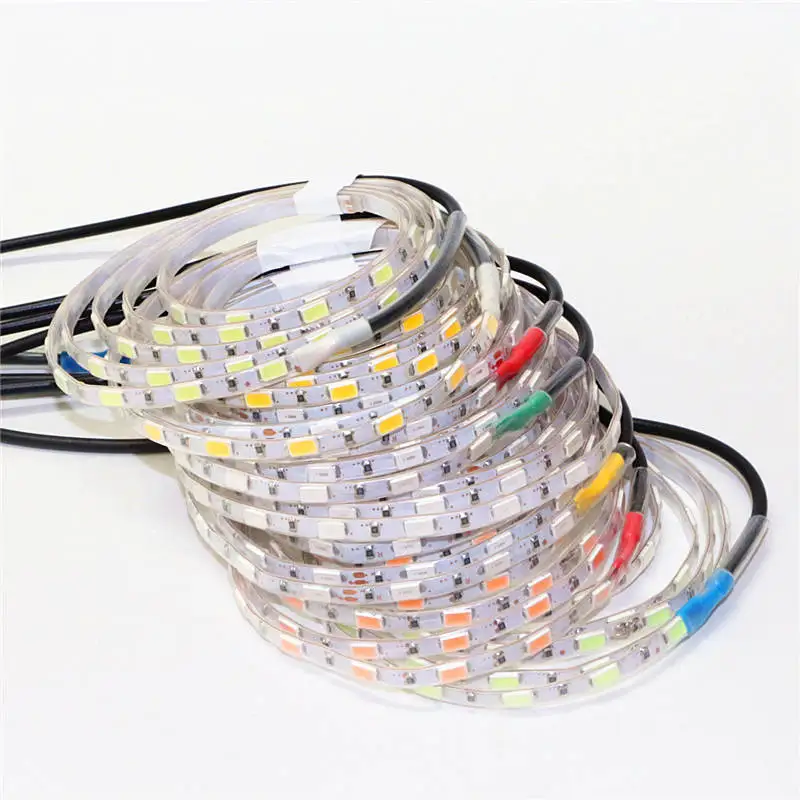 1 м 5 60 светодиодов/м IP67 водостойкая Светодиодная лента RGB SMD5630 12В Диодная для