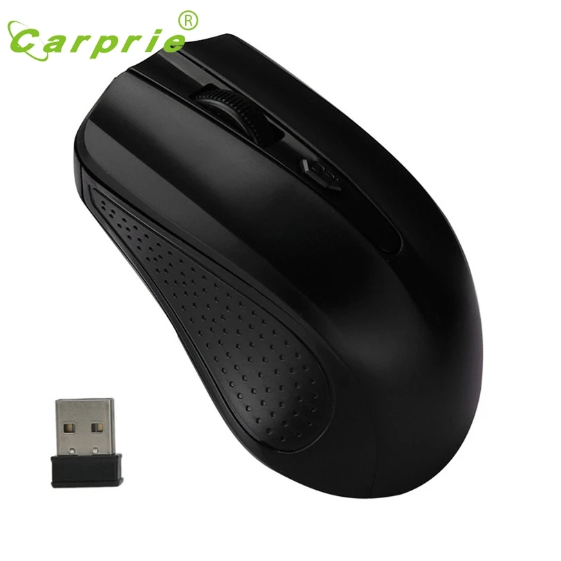

CARPRIE 2.4G Mice Optical Mouse Cordless USB Receiver PC Computer Wireless For Laptop BK 20J Drop Shipping