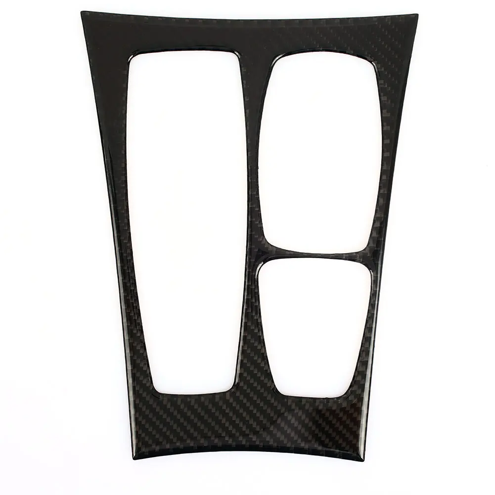 

Carbon Fiber Gear Shift Box Panel Gear Shift Box Cover Black Decor Trim Fiber Cover Car Accessories for BMW X5 E70 2008-13