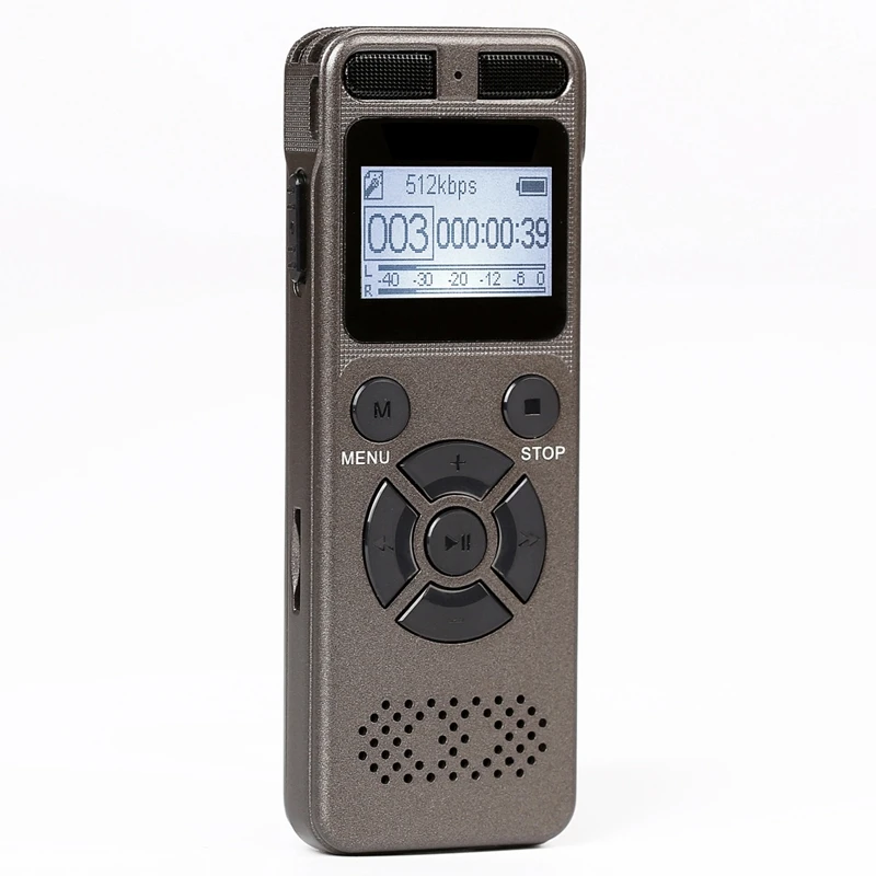 8 ГБ диктофон Usb бизнес портативный цифровой аудио рекордер с MP3-плеером Поддержка многоязычной tf-карты до 32 Гб