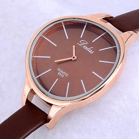 

Women Wristwatch New Design Fashion Quartz Casual Hight Quality Leather Watch Brief Hot Sale Female Ladies Round Dial Watches