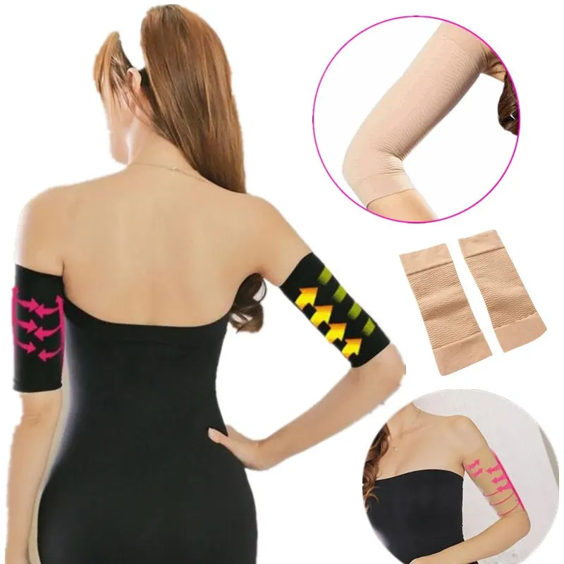 

1 Pair Thin Arm Wrist Shaper Shapewear Strap Belt Slimmer Muscle Slim Arm Calorie Off Burning Fat Cellulite Buster Burner