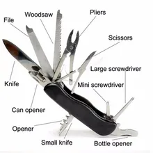 91 мм/111 мм швейцарский нож, многофункциональный инструмент, отвертка, открывалка, пила для кемпинга, выживания, спасательных, армейских складных, EDC ножей