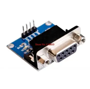 

10pcs/lot MAX3232 RS232 to TTL Serial Port Converter Module DB9 Connector MAX232