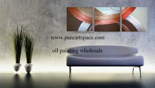 

100% Hand Painted Brown and Silver Metallic Modern Abstract Oil Paintings on Canvas Abstract Wall Art for Living Room Wall Decor