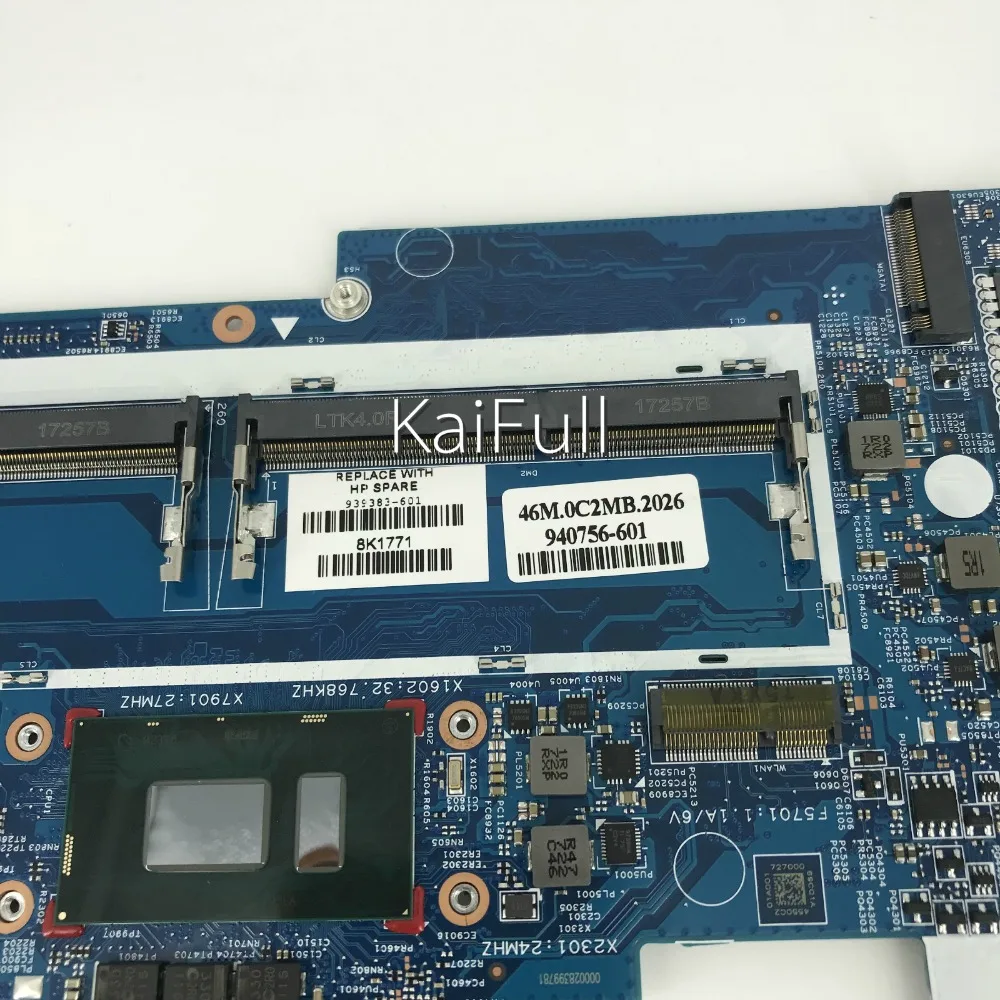 Kaifull для hp X360 14M-BA Материнская плата ноутбука 939383-601 448.0BZ09.0011 DDR4 с i5-8250U полностью протестирована
