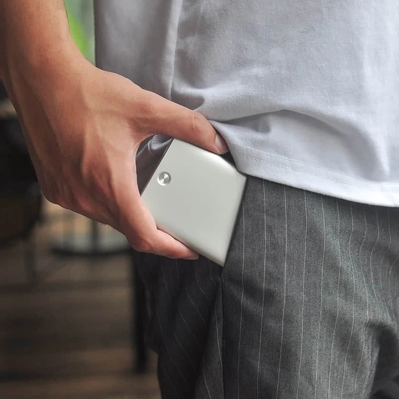 Xiaomi MIIIW Чехол для карт автоматический всплывающая Коробка Чехол держатель для карт Mijia металлический кошелек ID портативное хранилище банковская карта кредитная карта