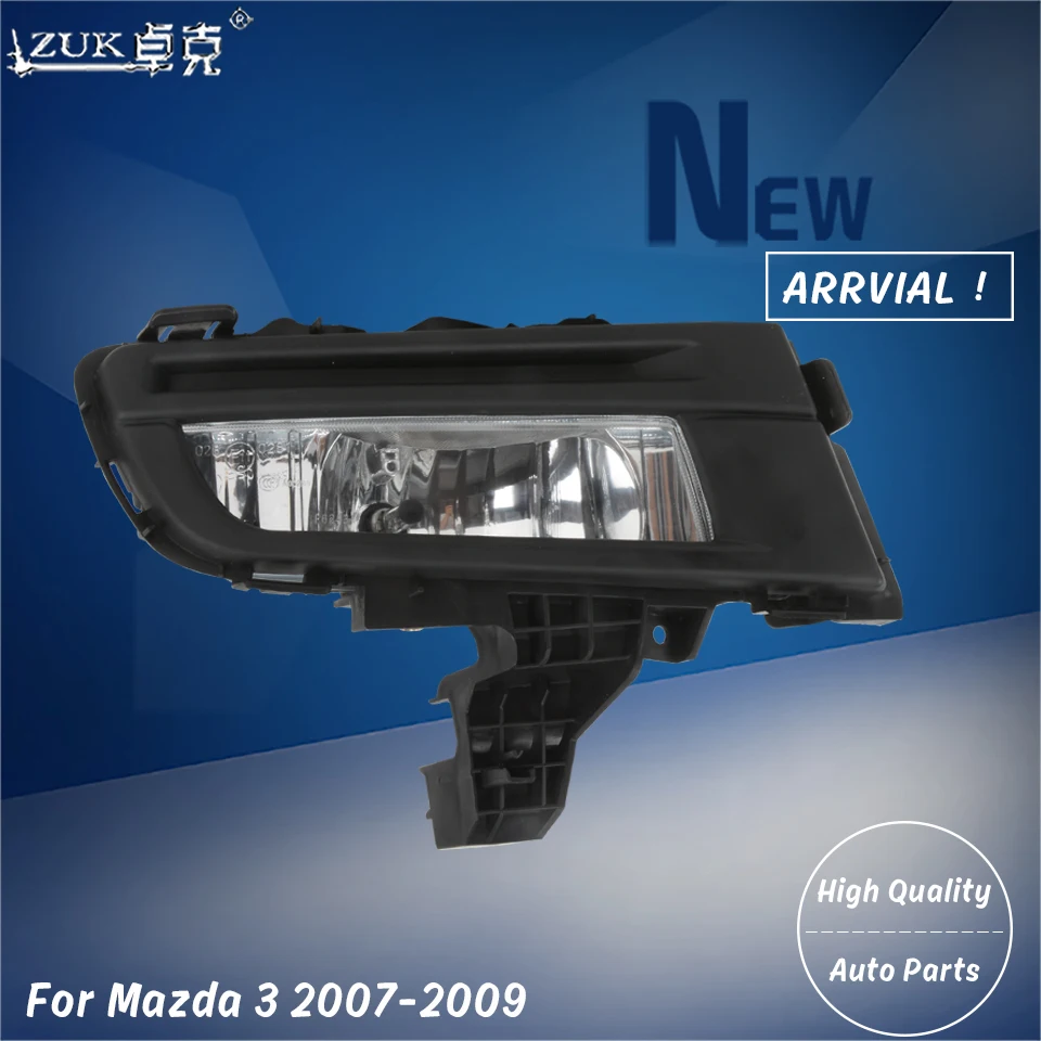 

ZUK Auto Front Bumper Fog Light Fog Lamp Daytime Running Driving Anti-Fog Light For Mazda 3 M3 2007 2008 2009 Foglights 12V 51W