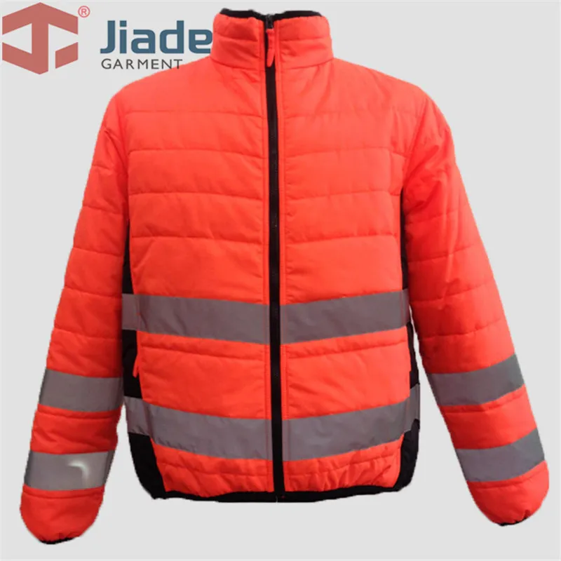 Chaqueta reflectante de trabajo para invierno de alta visibilidad