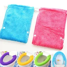 1 шт. теплая Накладка для унитаза мягкий хлопок хлопковый пух Накладка для крышки Отрегулируйте все фигуры Туалет сделать ванной утеплитель для туалета крышка 4 цвета питания