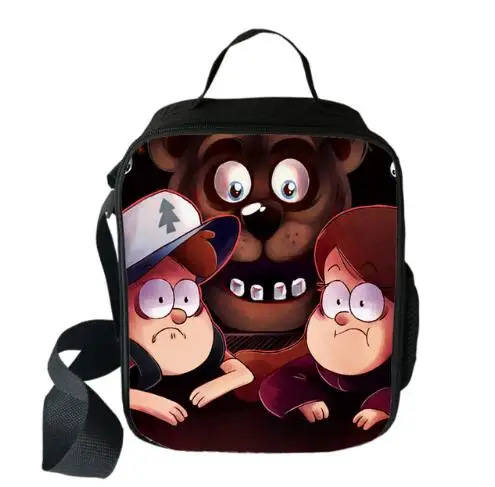 photo color Аниме Five Nights at Freddy's Lunch Bag многоразовый Термоизолированный мешок для женщин, мужчин, студентов, свежие сумки многофункциональные сумки - Цвет: photo color