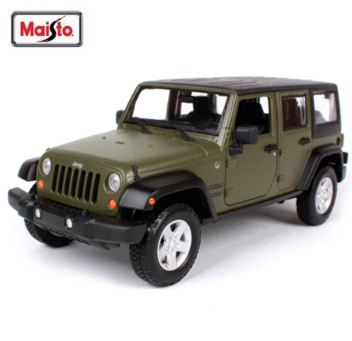 Maisto 1:24 Jeep Wrangler Jeep беговые автомобилей SUV литая модель модели автомобиля игрушки для детей Подарки в коробке