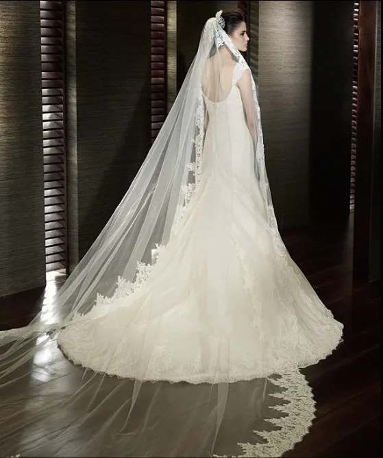 3-Meter-White-Ivory-Cathedral-Wedding-Veils-Long-Lace-Edge-Bridal-Veil-with-Comb-Wedding-Accessories