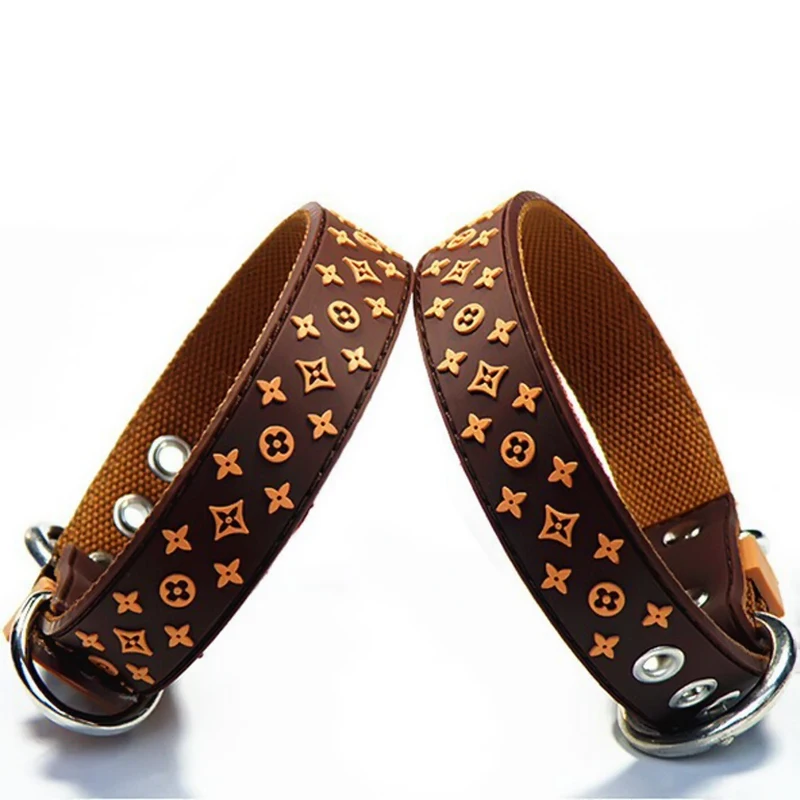 

For Pet Lead Small Pet Dog Collar Lead Black Brown High Quality Rubber & Nylon Pet Leash 1pcs/lot
