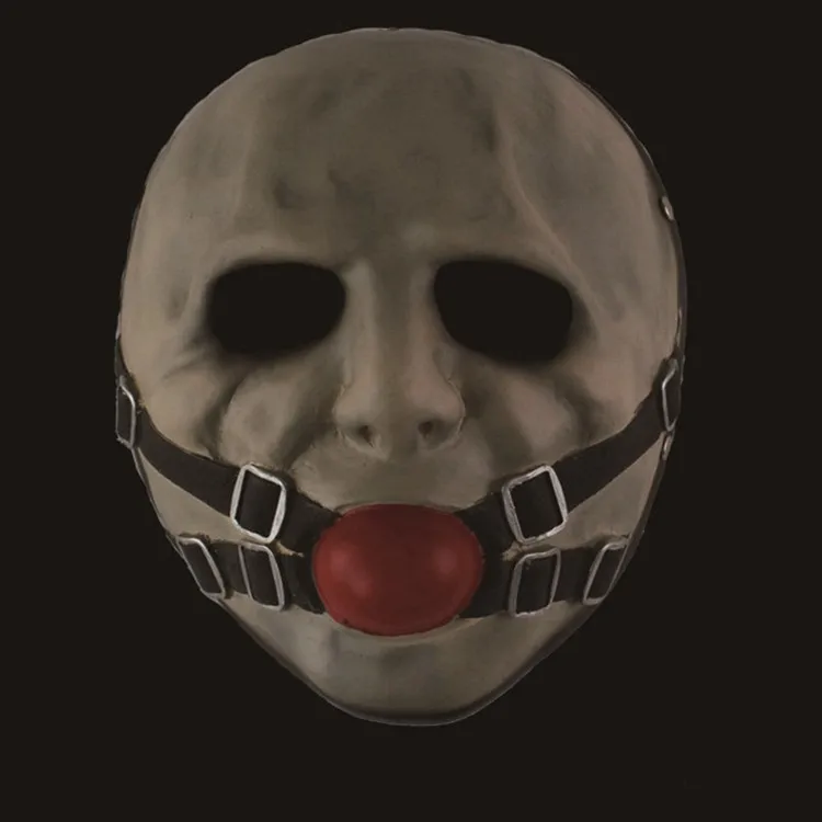 Payday 2 Смола страшный Клоун Маска темперамент и интерес страшные маски маскарад мяч Хэллоуин Карнавальный костюм 2 цвета