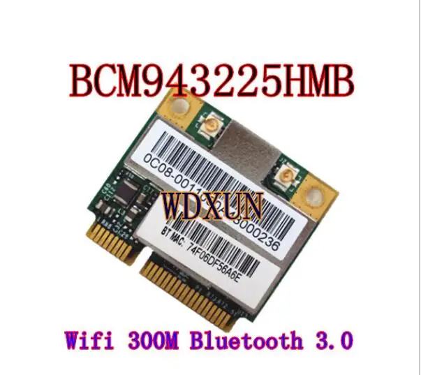Беспроводная карта Broadcom BCM43225HMB BCM43225 half Mini PCI E Wi Fi Bluetooth3.0 для ACER 4750G 5750G 4352G поддержка