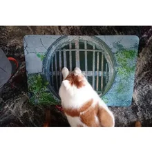 Забавный резиновый коврик для двери, модный 3D ковер с принтом Ловушки для гостиной, спальни, коврики для кухни