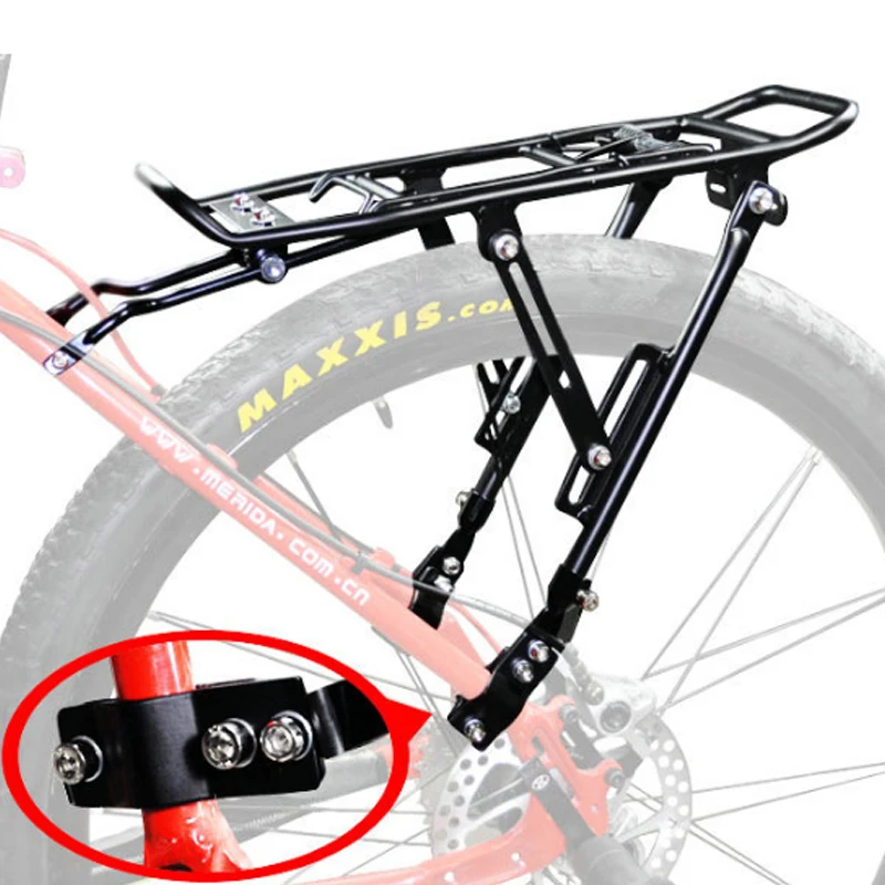 Max 25kg Bicycle Cargo Racks Bike Stand Footstock Disc Brake Bicycle