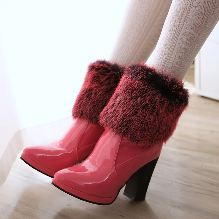 Зимние ботинки зимние женские пикантные ботильоны Zapatos Mujer обувь Челси в