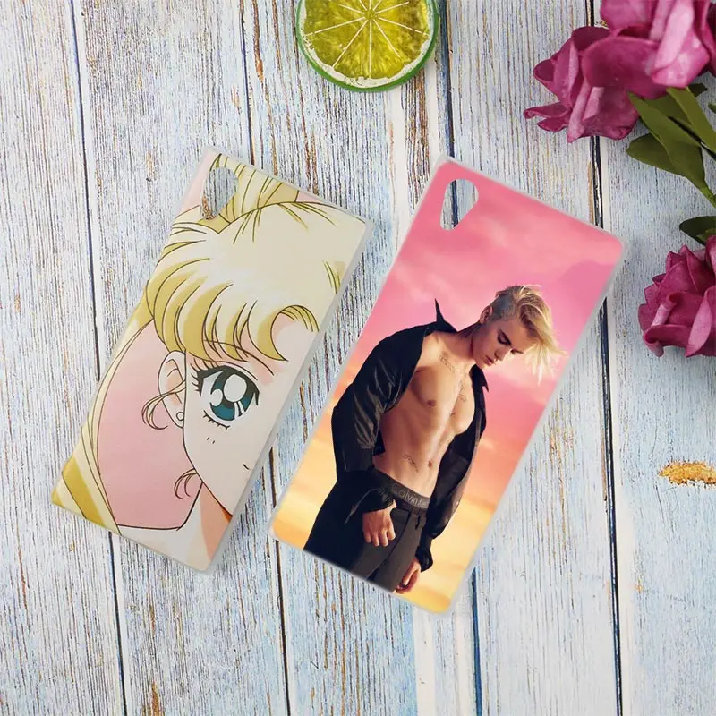 Fashion JUSTIN BIEBER Clear Cover Case for Sony Xperia Z3 Z5 Premium M4 Aqua M5 X XA XA1 C4 C5 E4 E5 XZ XZ2 Compact Plus