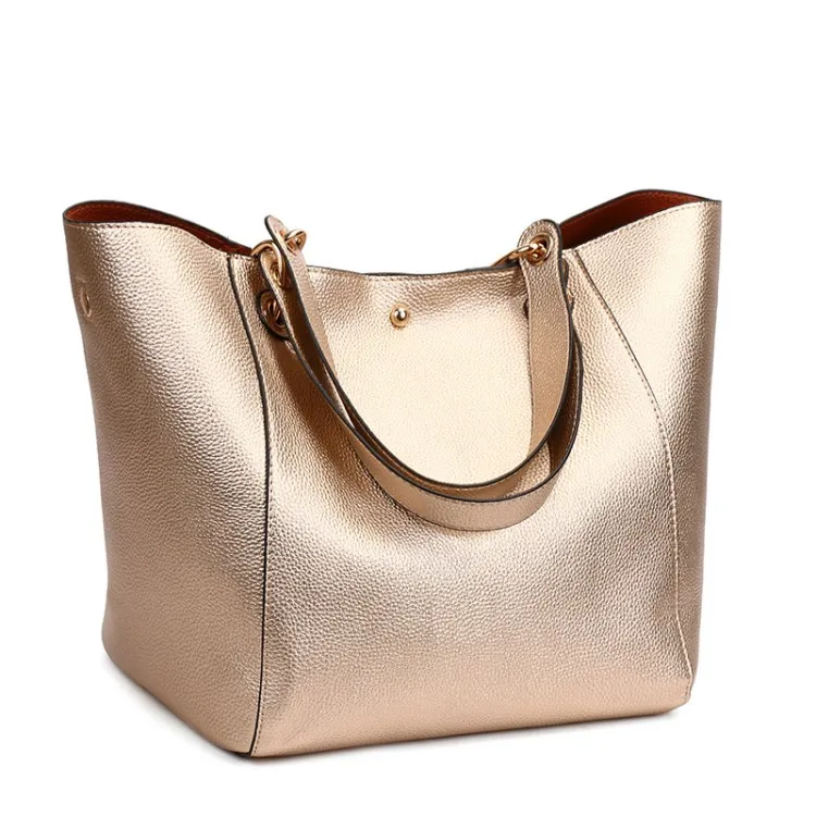 rose gold shoulder bag
