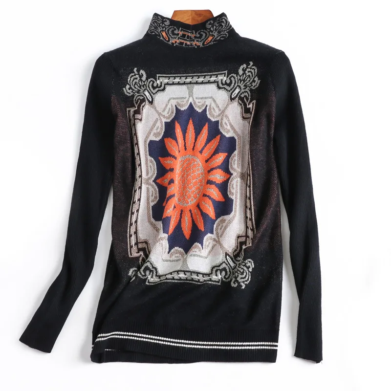 Elastic knit turtleneck slim pullovers wool sweater shirts 2018 new long sleeve women autumn sweater