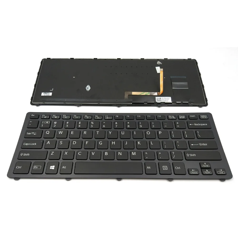 Новая клавиатура для ноутбука Sony VAIO SVF14N25CXB SVF14N290X SVF14N2A4E SVF14N2A4R SVF14N2APXB SVF14N2APXS черный
