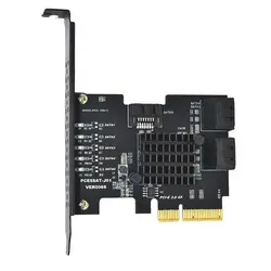 Sata Iii (6 Гбит/с) 5 порты, Pci-Express контроллер карты, совместимые Pci Express X4, X8, X16 материнская плата для Hdd Ssd