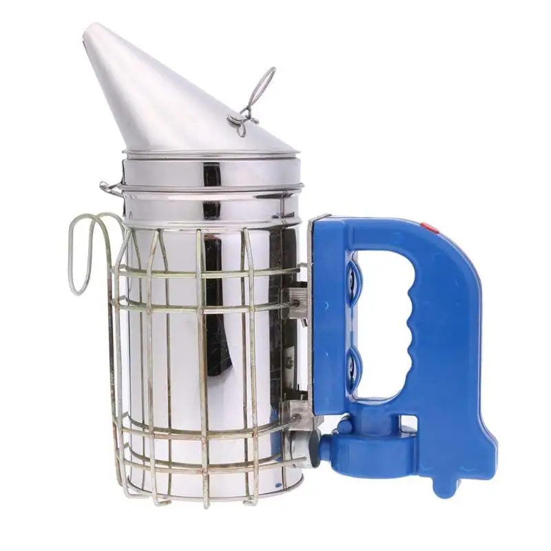 

Bee Keeping Smoker Stainless Steel Bee Hive Smoker Galvanized with Heat Shield Board tool Beekeeping Equipment Insect Supplies