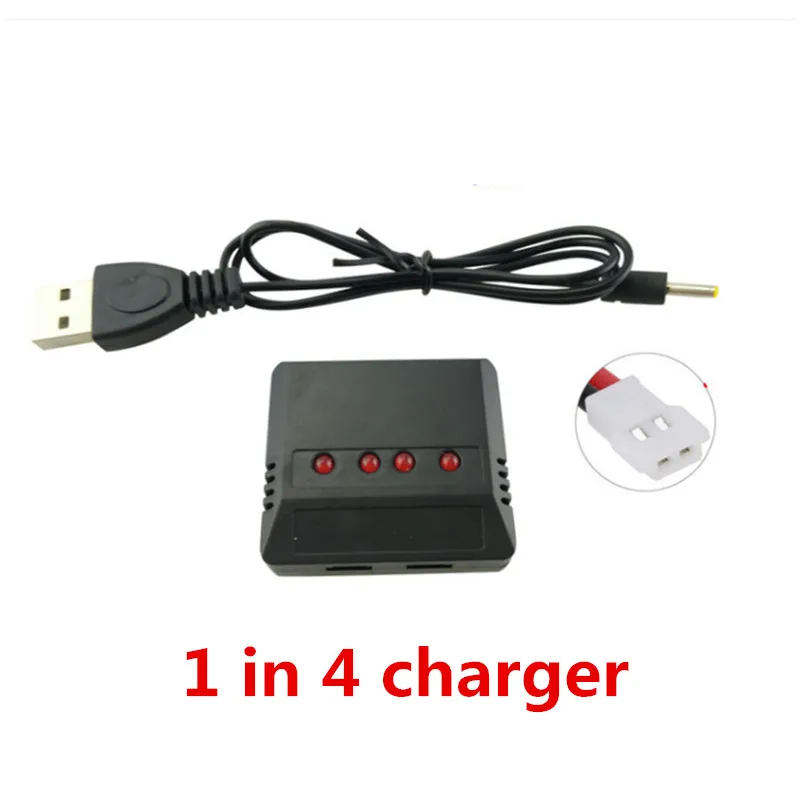 WLtoys RC Syma X5C X5SC   ǰ USB  , Hubsan X4 H107L H107C Lipo ͸ , 1 in 4