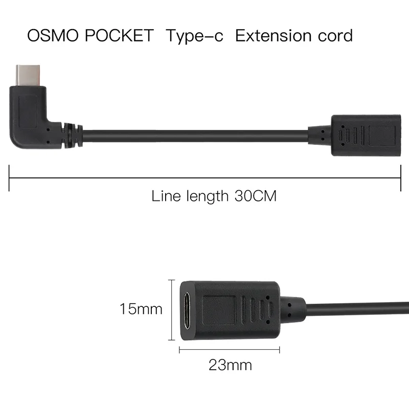  Osmo Pocket type-c Port conversion cable USB Connector Cable for dji Osmo Pocket camera Handheld gimbal Accessories 1 (13)