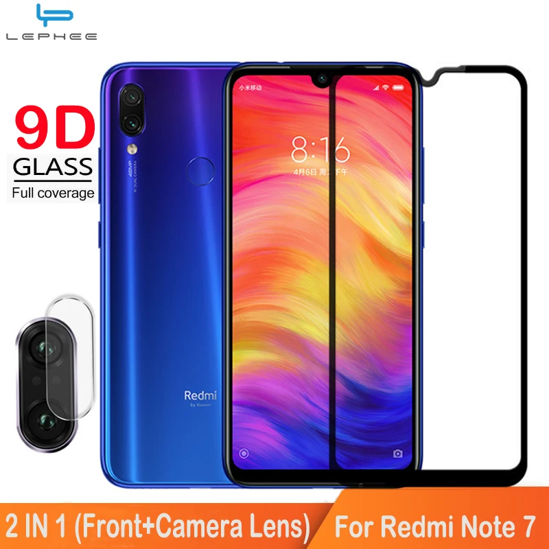 9D полное покрытие стекло для Xiaomi Redmi note 7 pro протектор экрана закаленное на Note7
