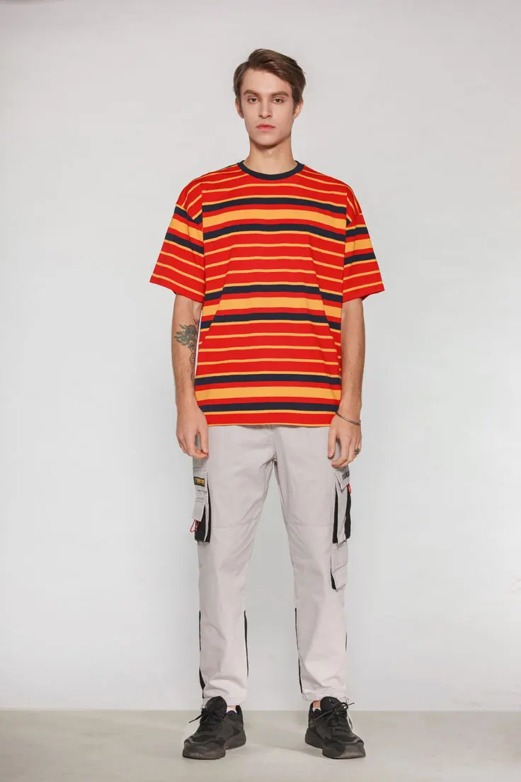 Retro Multi Striped Tshirts 1