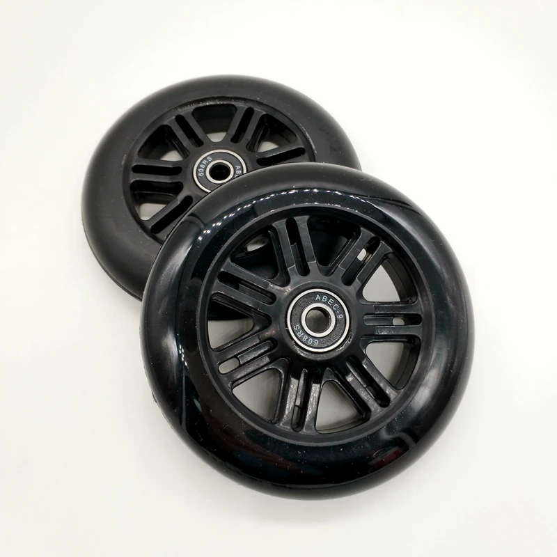 free shipping scooter wheel black 125*24 mm 120*24 mm 2 pcs/lot bearing abec-7 free shipping scooter wheel black 125*24 mm 120*24 mm 2 pcs/lot bearing abec-7