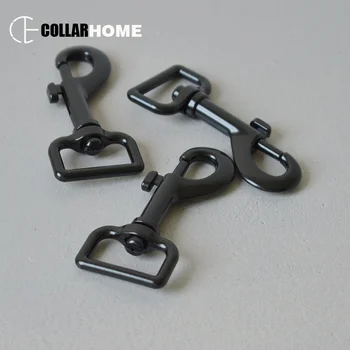 

200pcs metal seat belt buckle snap hook 1 Inch 25mm pet leash straps leather chain dog clip clasp pet horse rope DIY accessories