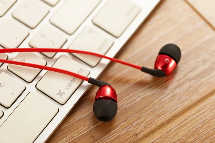 Wallytech W802 Metal earphone red 1