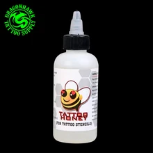 Новейшая Татуировка переводная гель масло в бутылках 4 унции тату трафаретные татуировки аксессуары
