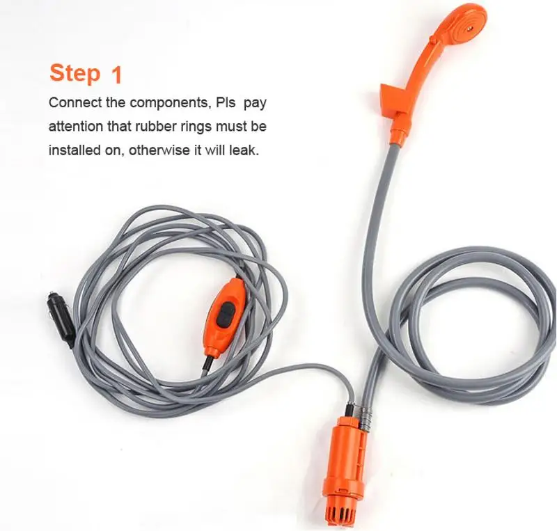 Portable Outdoor Camping Travel Car Pet Dog Shower