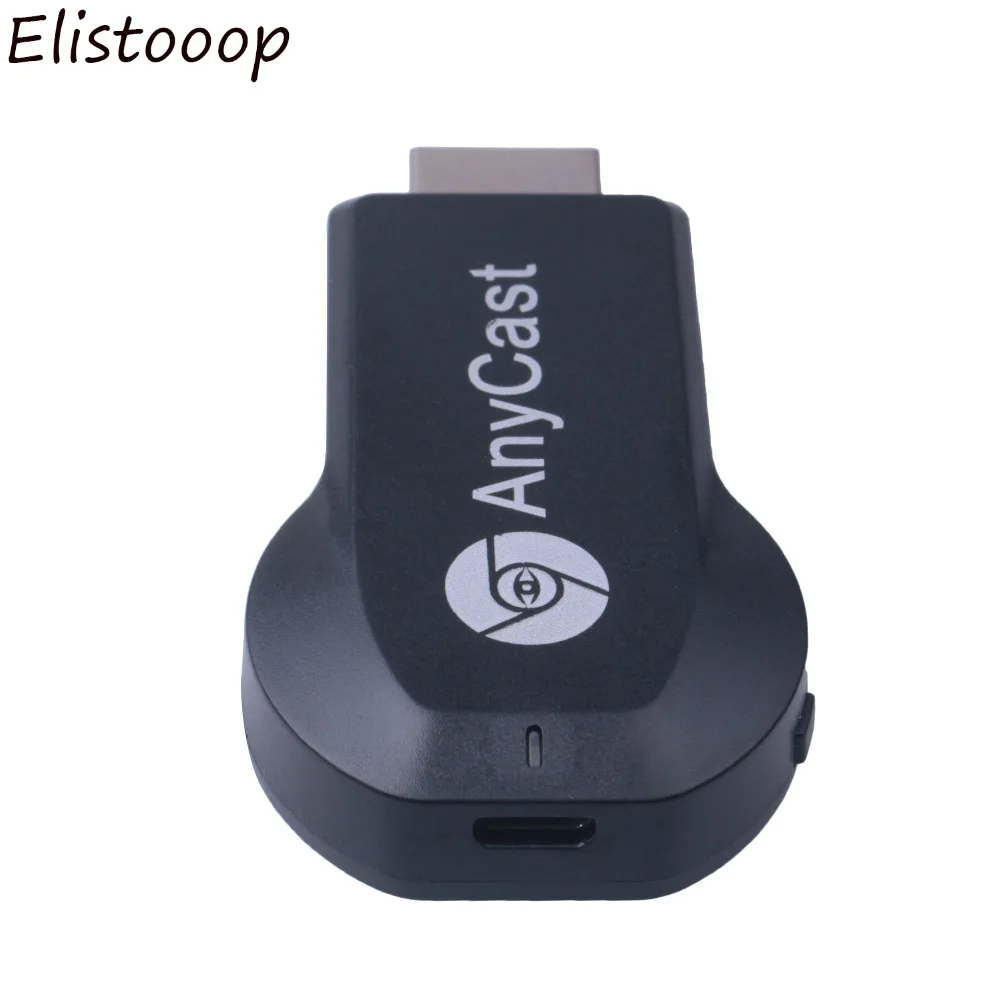 Elistooop Anycast m2plus Chromecast 2 зеркальное отображение несколько ТВ-палок адаптер Мини ПК Android хромированный литой HDMI WiFi ключ 1080P