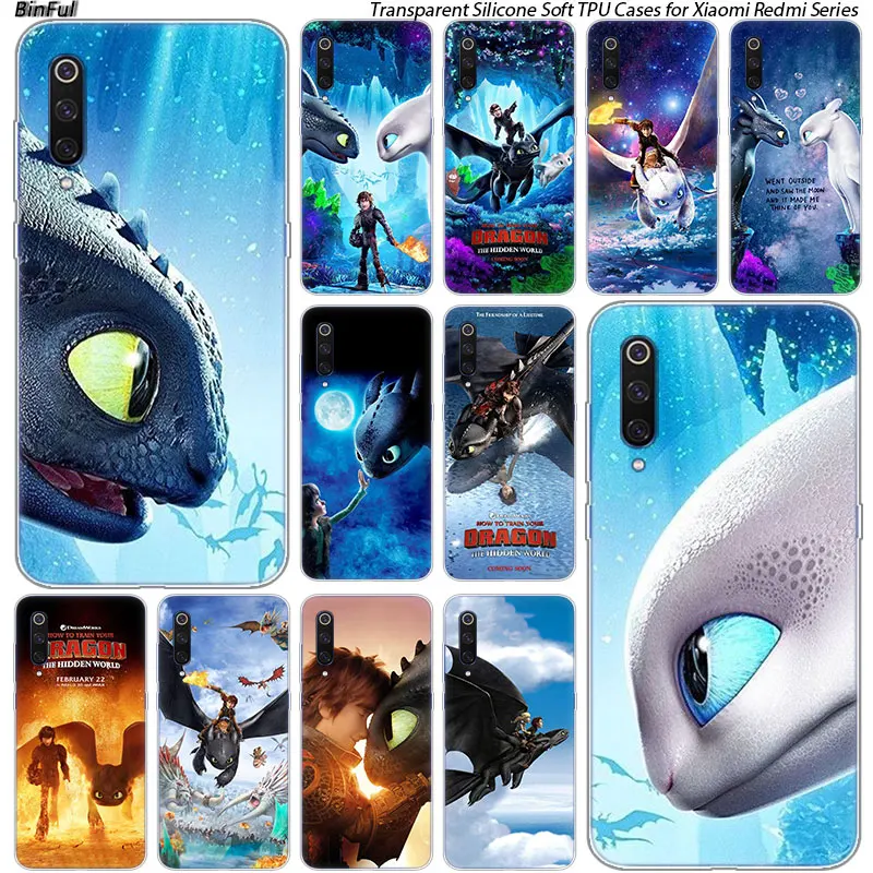 

How to Train your Dragon Silicone Case For Xiaomi Pocophone F1 9T 9 9SE 8 A2 Lite A1 A2 Mix3 Redmi K20 7A Note 4 4X 5 6 7 Pro S2