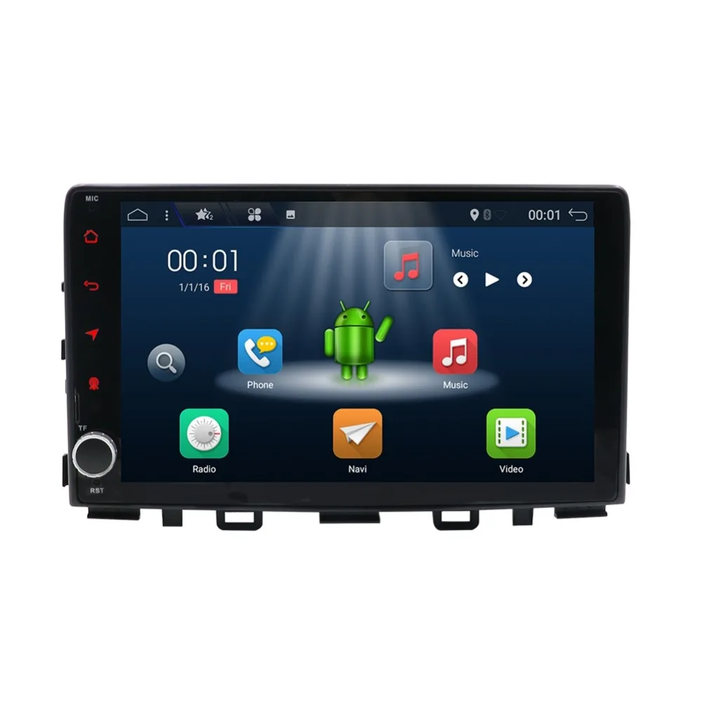 

In Dash Car DVD Player Quad Core GPS Navigation for Kia Rio 2017 2018 Android 7.1 DVD Radio Multimedia Head Unit Stereo FM Audio